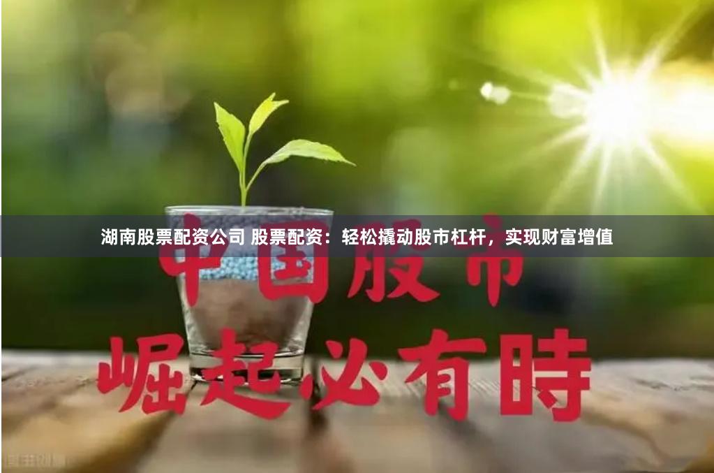 湖南股票配资公司 股票配资：轻松撬动股市杠杆，实现财富增值